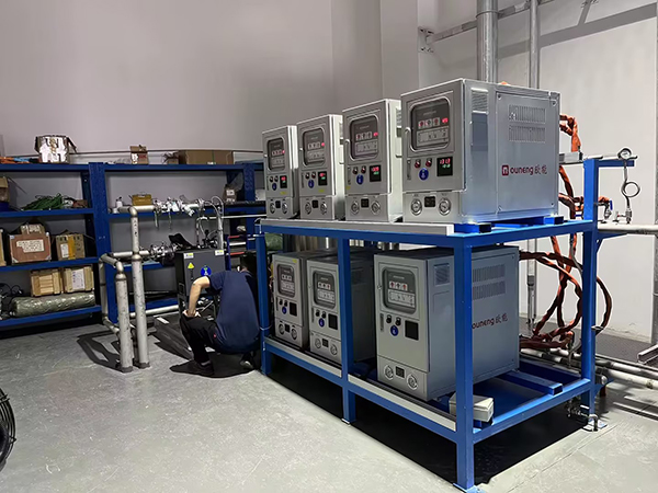 海底電纜螺桿擠出機控溫標準高溫水溫機——應用案例